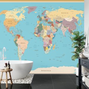 Papier Peint Carte Du Monde – Image 5