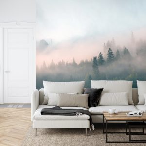 Papier Peint Forêt Dans Le Brouillard – Image 6