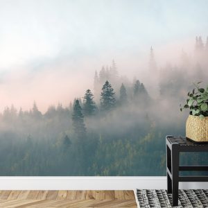 Papier Peint Forêt Dans Le Brouillard – Image 7