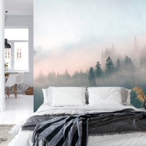 Papier Peint Forêt Dans Le Brouillard – Image 8