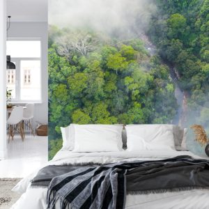 Papier Peint Forêt Dans Le Brouillard – Image 8