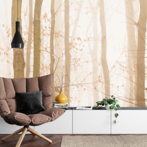 Papier Peint Forêt Dans Le Brouillard – Image 4