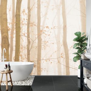 Papier Peint Forêt Dans Le Brouillard – Image 5