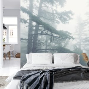 Papier Peint Forêt Dans Le Brouillard – Image 8