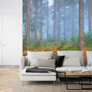 Papier Peint Forêt Dans Le Brouillard – Image 6