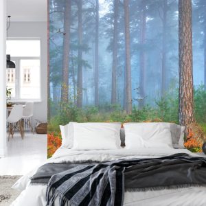 Papier Peint Forêt Dans Le Brouillard – Image 8