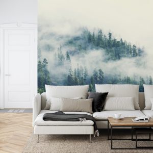 Papier Peint Forêt Dans Le Brouillard – Image 6