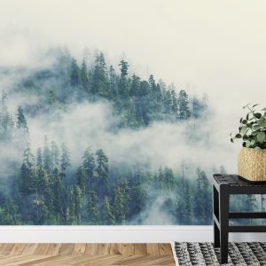 Papier Peint Forêt Dans Le Brouillard – Image 7