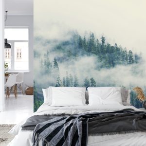 Papier Peint Forêt Dans Le Brouillard – Image 8