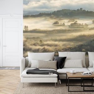 Papier Peint Forêt Dans Le Brouillard – Image 6