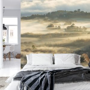 Papier Peint Forêt Dans Le Brouillard – Image 8