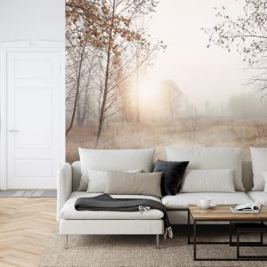 Papier Peint Forêt Dans Le Brouillard – Image 6