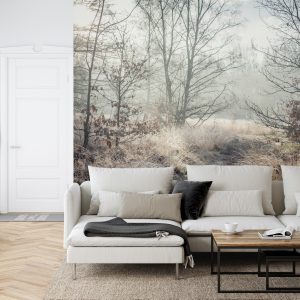 Papier Peint Forêt Dans Le Brouillard – Image 6