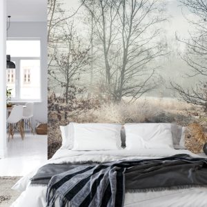 Papier Peint Forêt Dans Le Brouillard – Image 8