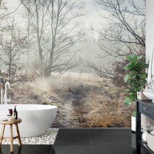 Papier Peint Forêt Dans Le Brouillard – Image 5