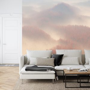 Papier Peint Forêt Dans Le Brouillard – Image 6