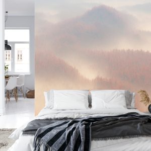 Papier Peint Forêt Dans Le Brouillard – Image 8