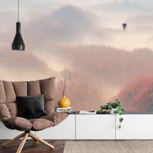 Papier Peint Forêt Dans Le Brouillard – Image 4