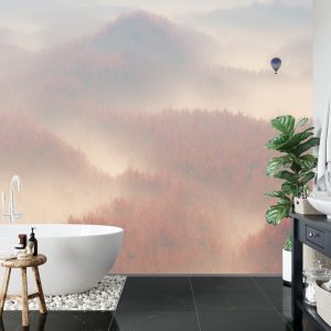 Papier Peint Forêt Dans Le Brouillard – Image 5