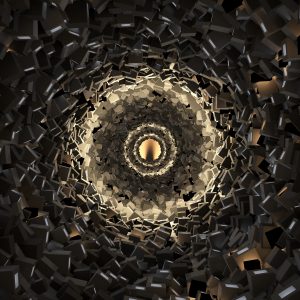 Papier Peint Forêt Dans Le Brouillard – Image 1