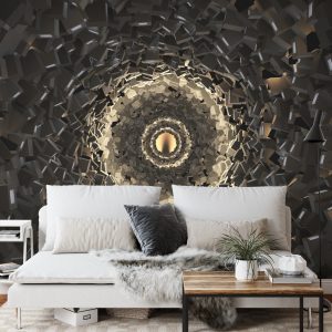 Papier Peint Forêt Dans Le Brouillard – Image 3