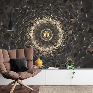 Papier Peint Forêt Dans Le Brouillard – Image 4