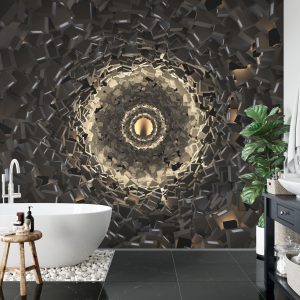 Papier Peint Forêt Dans Le Brouillard – Image 5