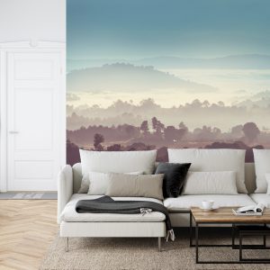 Papier Peint Forêt Dans Le Brouillard – Image 6