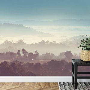 Papier Peint Forêt Dans Le Brouillard – Image 7