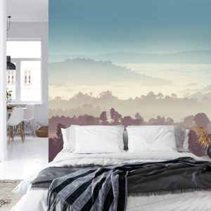 Papier Peint Forêt Dans Le Brouillard – Image 8