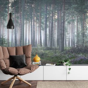 Papier Peint Forêt Dans Le Brouillard – Image 4