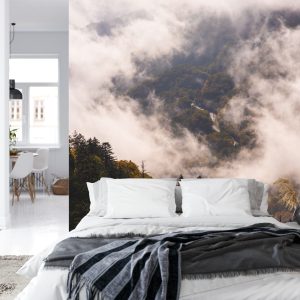 Papier Peint Forêt Dans Le Brouillard – Image 8