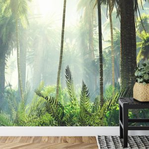 Papier Peint Forêt Dans Le Brouillard – Image 7