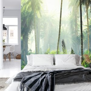 Papier Peint Forêt Dans Le Brouillard – Image 8