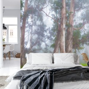 Papier Peint Forêt Dans Le Brouillard – Image 8