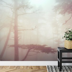 Papier Peint Forêt Dans Le Brouillard – Image 7