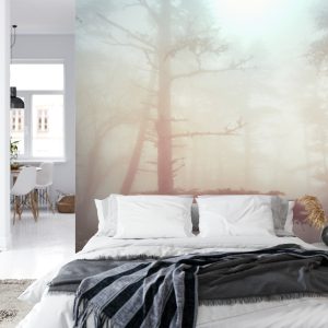 Papier Peint Forêt Dans Le Brouillard – Image 8