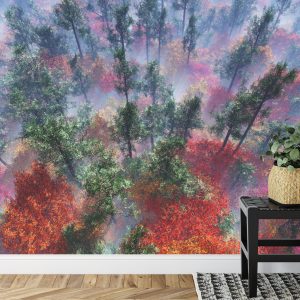 Papier Peint Forêt Dans Le Brouillard – Image 7