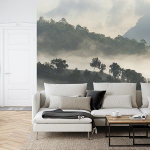 Papier Peint Forêt Dans Le Brouillard – Image 6