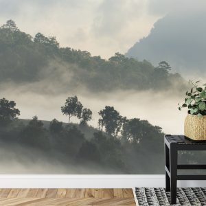 Papier Peint Forêt Dans Le Brouillard – Image 7