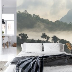 Papier Peint Forêt Dans Le Brouillard – Image 8