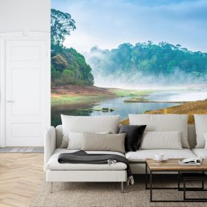 Papier Peint Forêt Dans Le Brouillard – Image 6