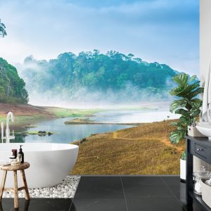 Papier Peint Forêt Dans Le Brouillard – Image 5