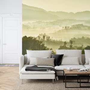 Papier Peint Forêt Dans Le Brouillard – Image 6