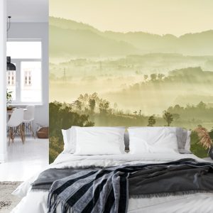 Papier Peint Forêt Dans Le Brouillard – Image 8