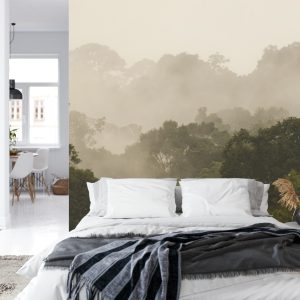 Papier Peint Forêt Dans Le Brouillard – Image 8