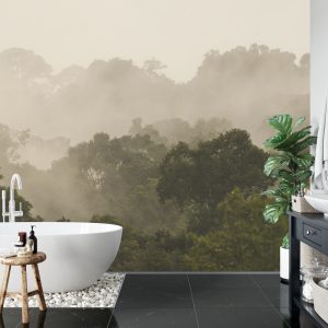 Papier Peint Forêt Dans Le Brouillard – Image 5