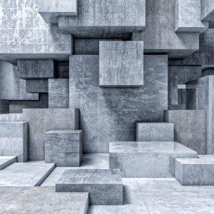 Papier Peint Geometric 3D Background – Image 1