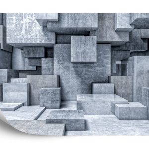 Papier Peint Geometric 3D Background – Image 2