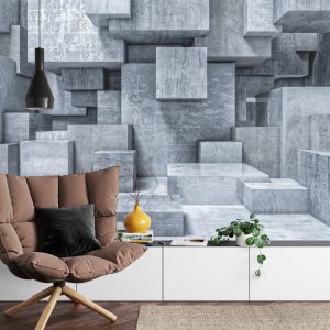 Papier Peint Geometric 3D Background – Image 4